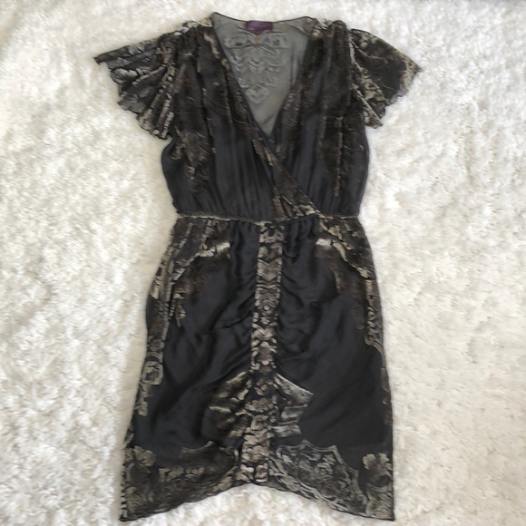 Hale Bob Dresses & Skirts - Hale bob boho chic romantic velvet dress